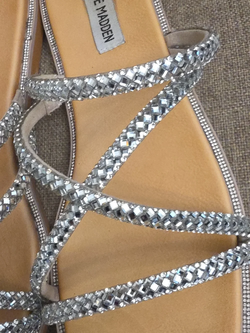 Steve Madden Jeweled Flat Sandals